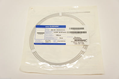 630-101 ~ Boston Scientific Glidewire Straight  0.038inch x 150cm x 3cm (x)